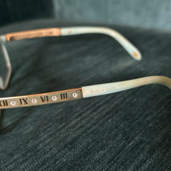 Tiffany tortoise and blue eyeglasses - Picture 3 of 3